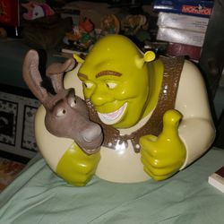 Shrek And Donkey Talking Cookie Jar