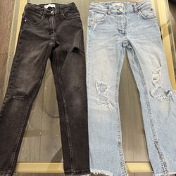 Zara girls jeans size 9