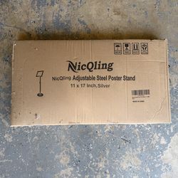 NicQling Adjustable Steel Poster Stand