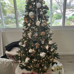 Artificial Christmas Tree & Stand 