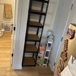 Black Shelving Unit