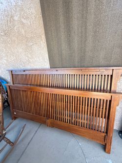 King bed frame