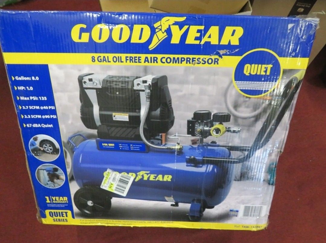 $100. Goodyear Air Compressor NEW IN BOX Few Left