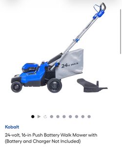 NEW. Unopened. Kobalt 24V 16-inch Push Mower