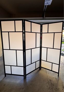 3 Panel Folding Room Divider Privacy Screen