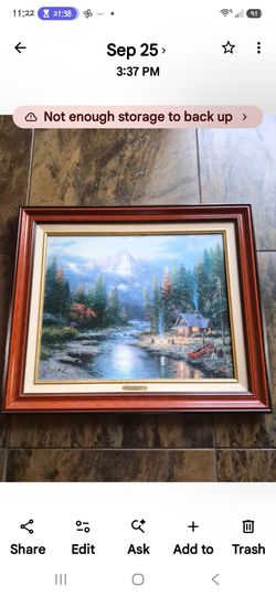 Thomas  Kinkade  End of A Perfect  Day 2