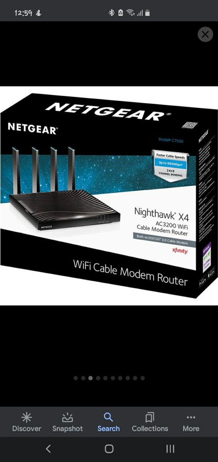 Netgear nighthawk x 4 AC 3200