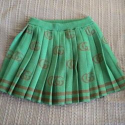 Gucci Green Wool Children's Skirt Size 8