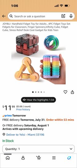 Stress relief toy set new 3+ new, nuevo