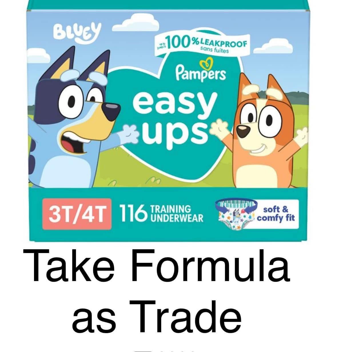 Easy Ups -Pull Up - Pampers 3/4T