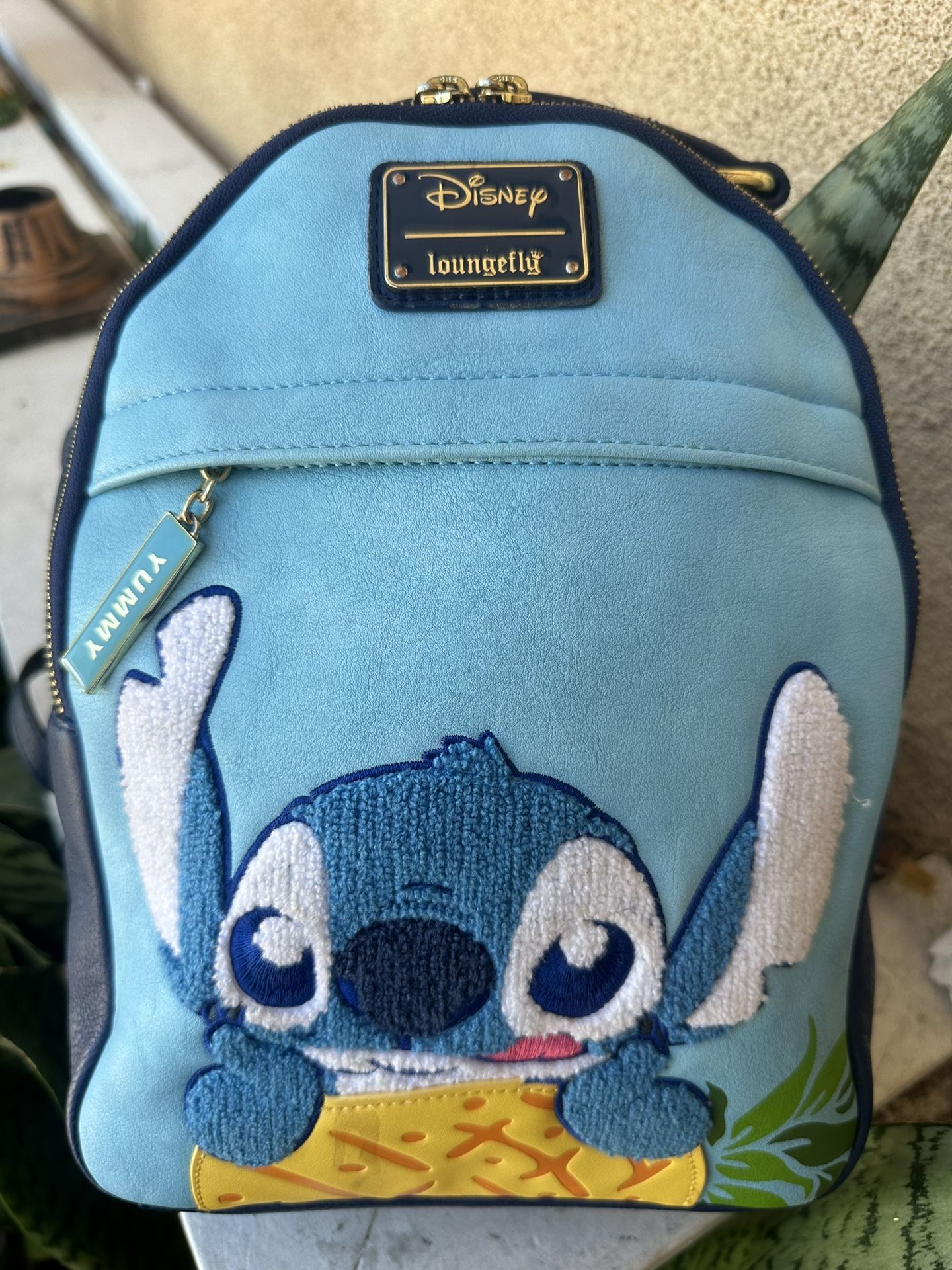 Loungefly Disney Lilo & Stitch Chenille Pineapple Backpack