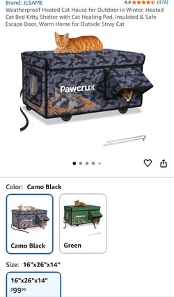 Pawcrux  heated cat house