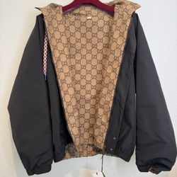 Gucci Mens Reversible GG Jacket - Sz 54