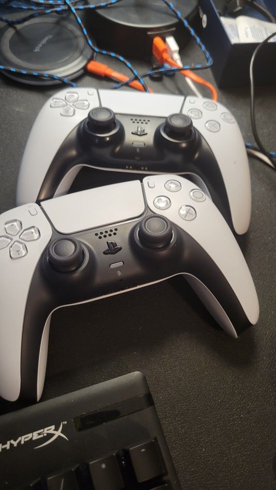 2 Ps5 Controllers Used With Stick Drift
