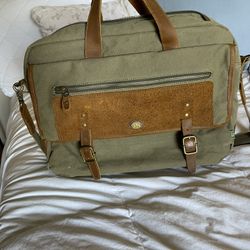 TSD Brand Valley Oak Briefcase
