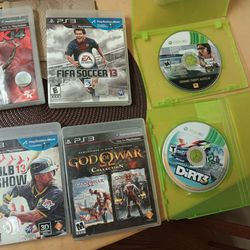 X Box And PS3 Games