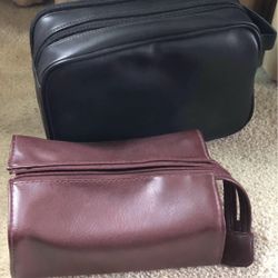 Two  Valet Travel Kit ,Black and Brown 