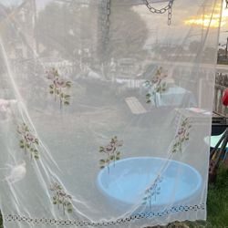 Sheer Shower Curtain 