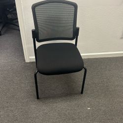 Black Waiting Room Office Chair