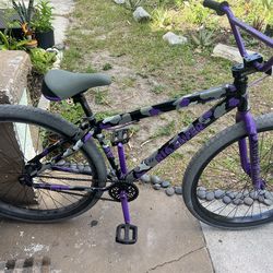 SE purple camo 29” BMX