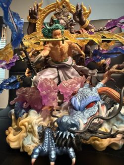 One Piece Zoro Battle Scene Figure