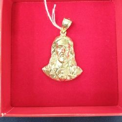 Jesus Pendant 10k Yellow Gold
