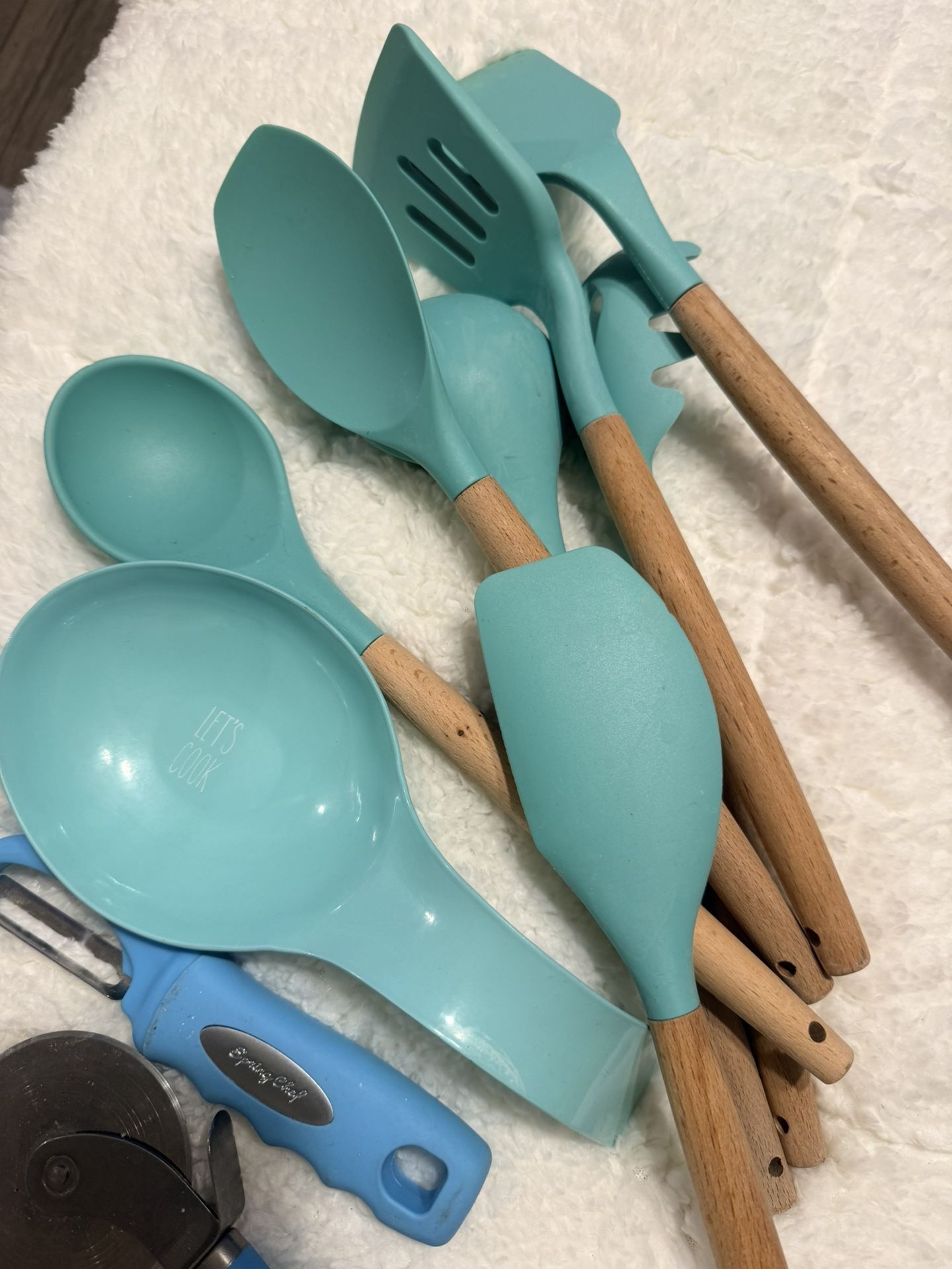 Turquoise Cooking Utensils