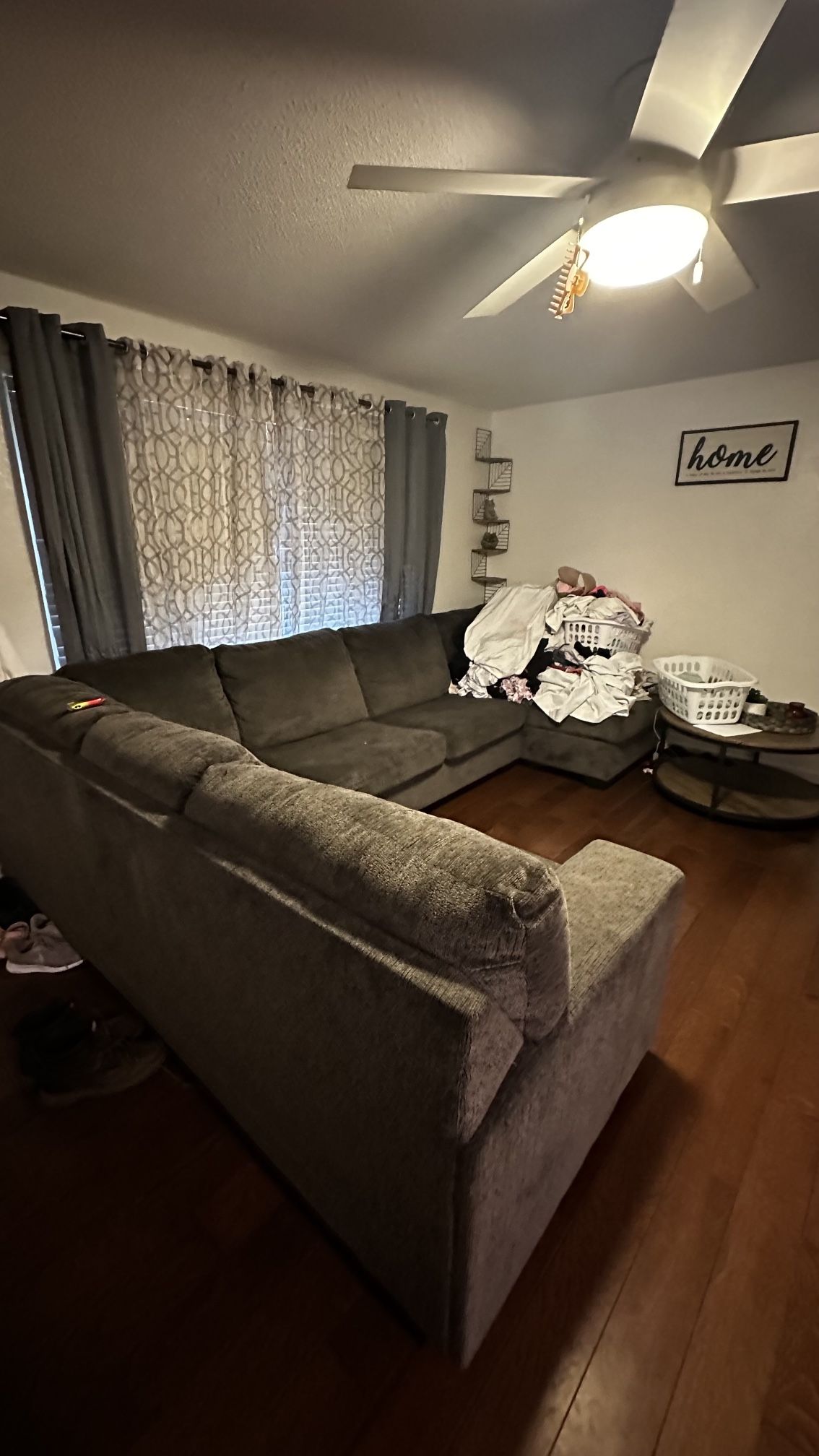 Dark Grey Sectional Couch