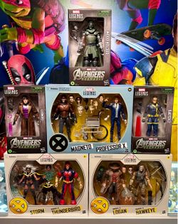 Marvel Legends 6” Avengers Doomsday Doctor Doom Gambit Cyclops X-Men 2 Pack Magneto & Professor X / Storm & Thunderbird / Logan & Hawkeye NRFP MISP