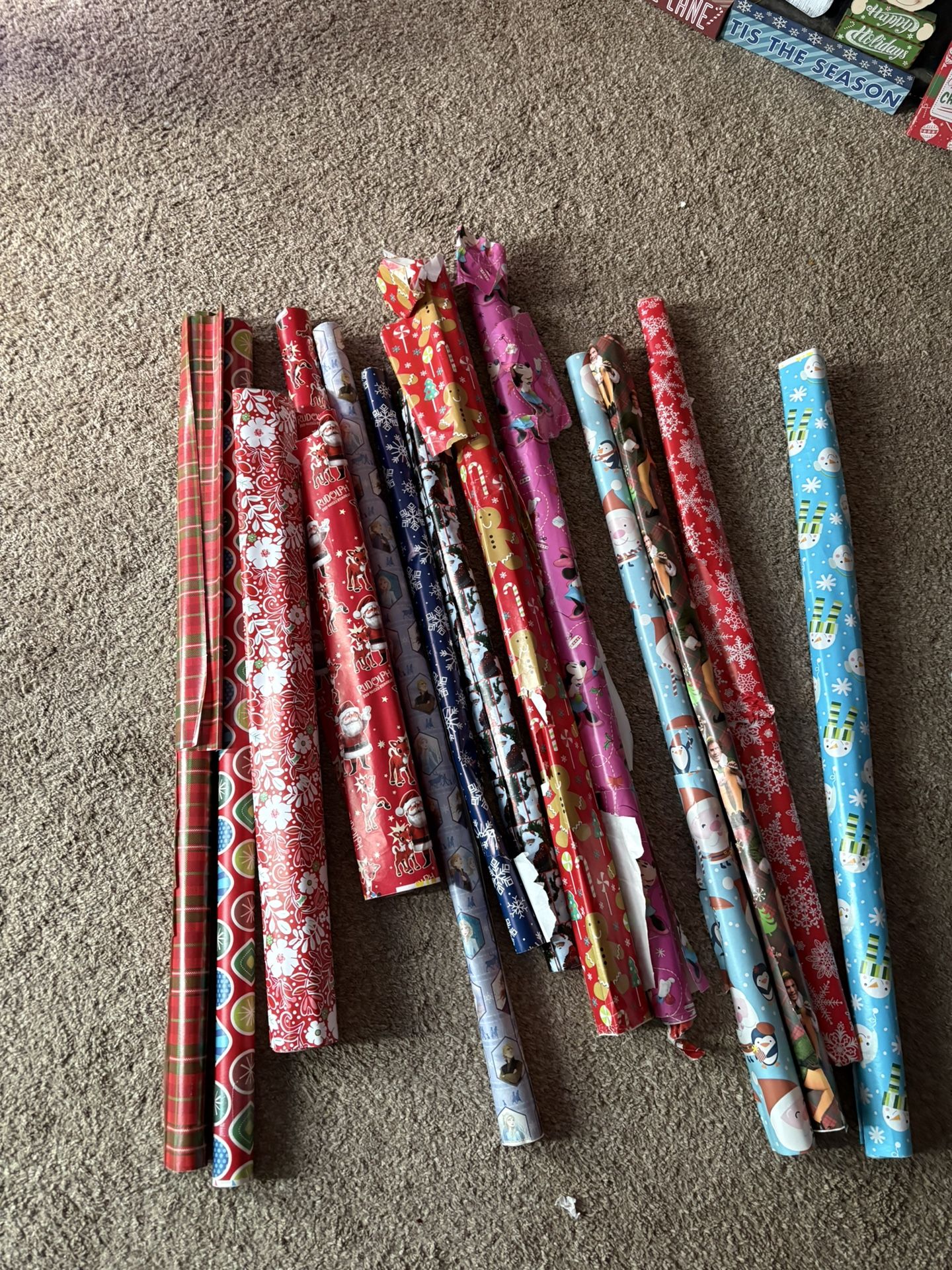 Left Over Wrapping Paper