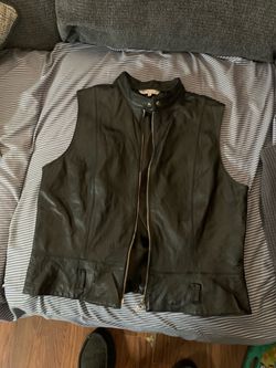 LEATHER VEST