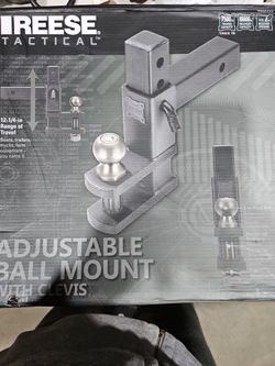 New Never Opened Reese Adjustable Ball Mount Hitch