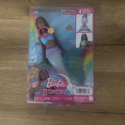 Barbie Dreamtopia Twinkle Lights Mermaid Doll with Brunette Hair