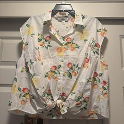 White fruit shirt