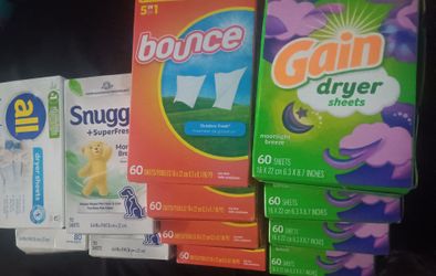 Dryer sheets