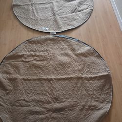 Set of 2 Tan Pet Parents Waterproof Washable Dog Pee Pads