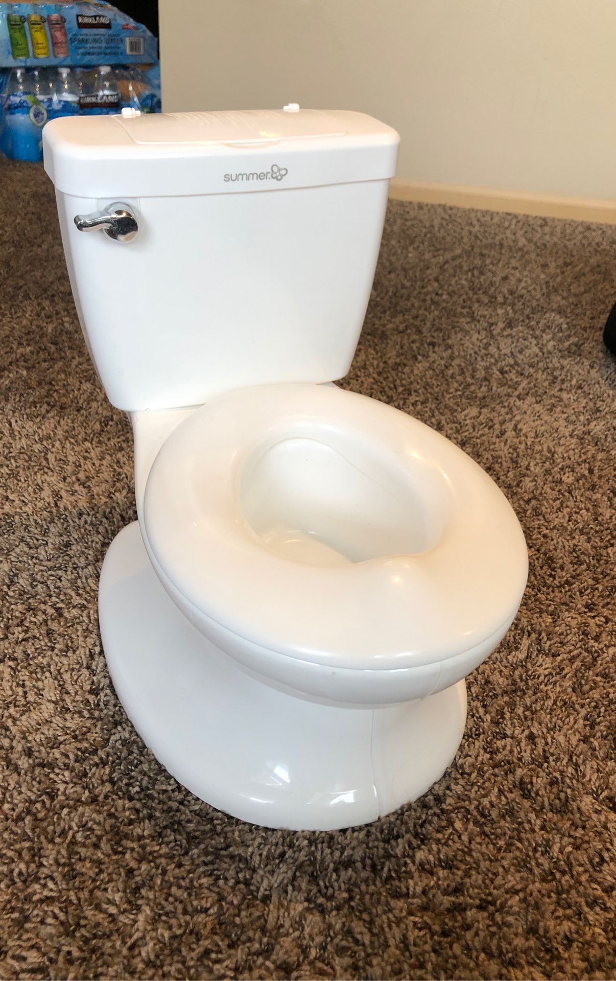 Toddler White Toilet- Summer