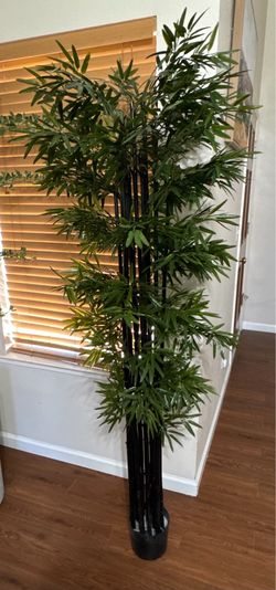 Artificial Black Bamboo Plant