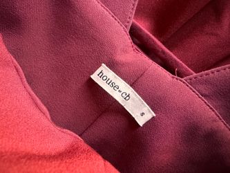 HOUSE OF CB Raise Square Neck Twill Midi Dress