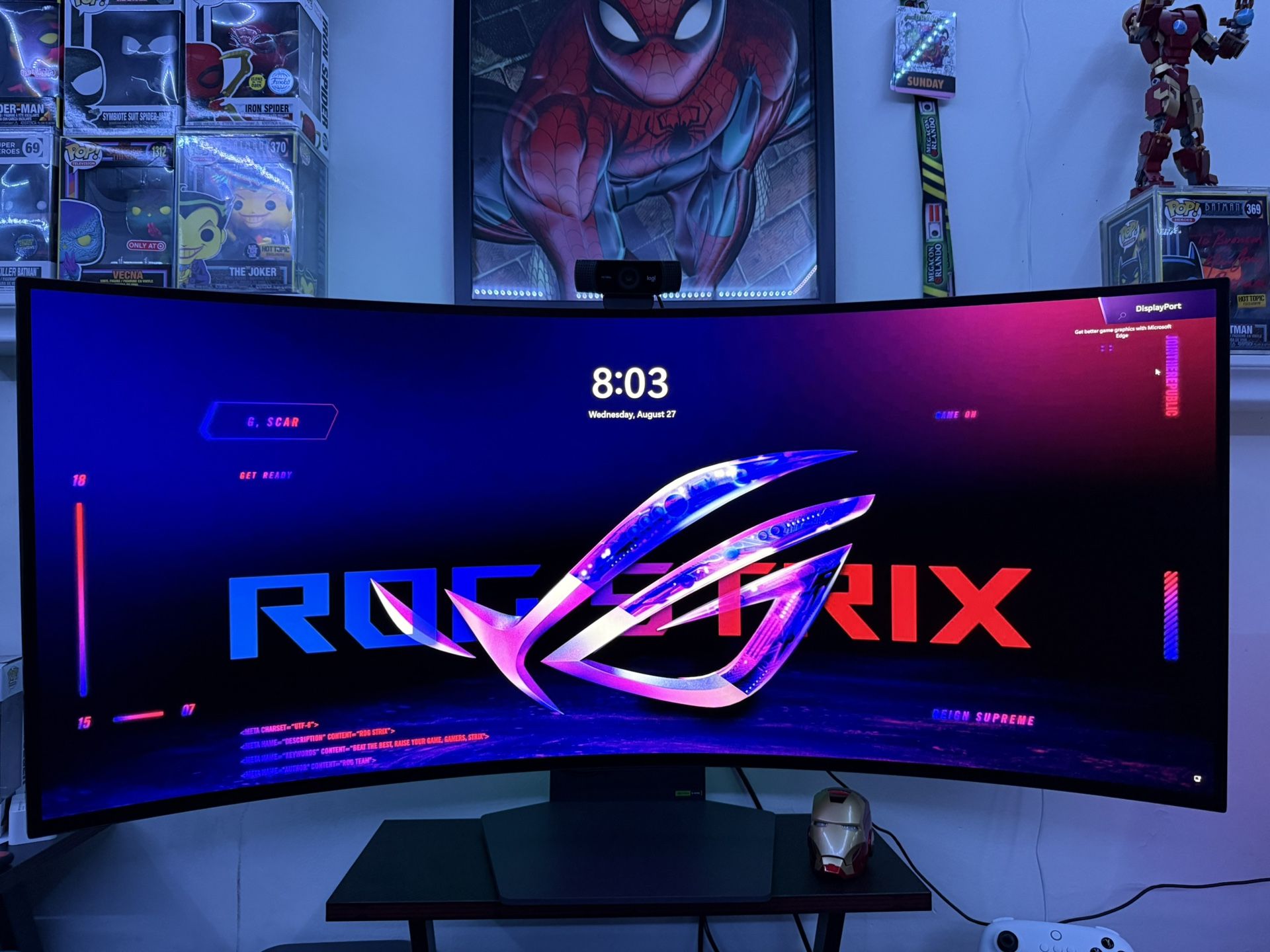 LG UltraGear 39” OLED Curved Gaming Monitor – 240Hz, 0.03ms, HDR400