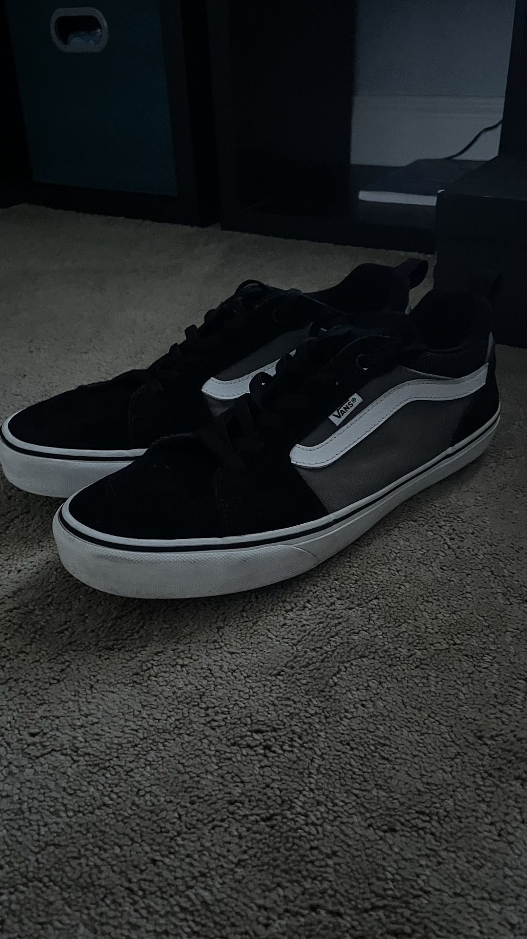 VANS FILMORE Black Pewter Men’s Low Top Suede Canvas Men’s Size 11