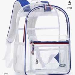Clear backpack