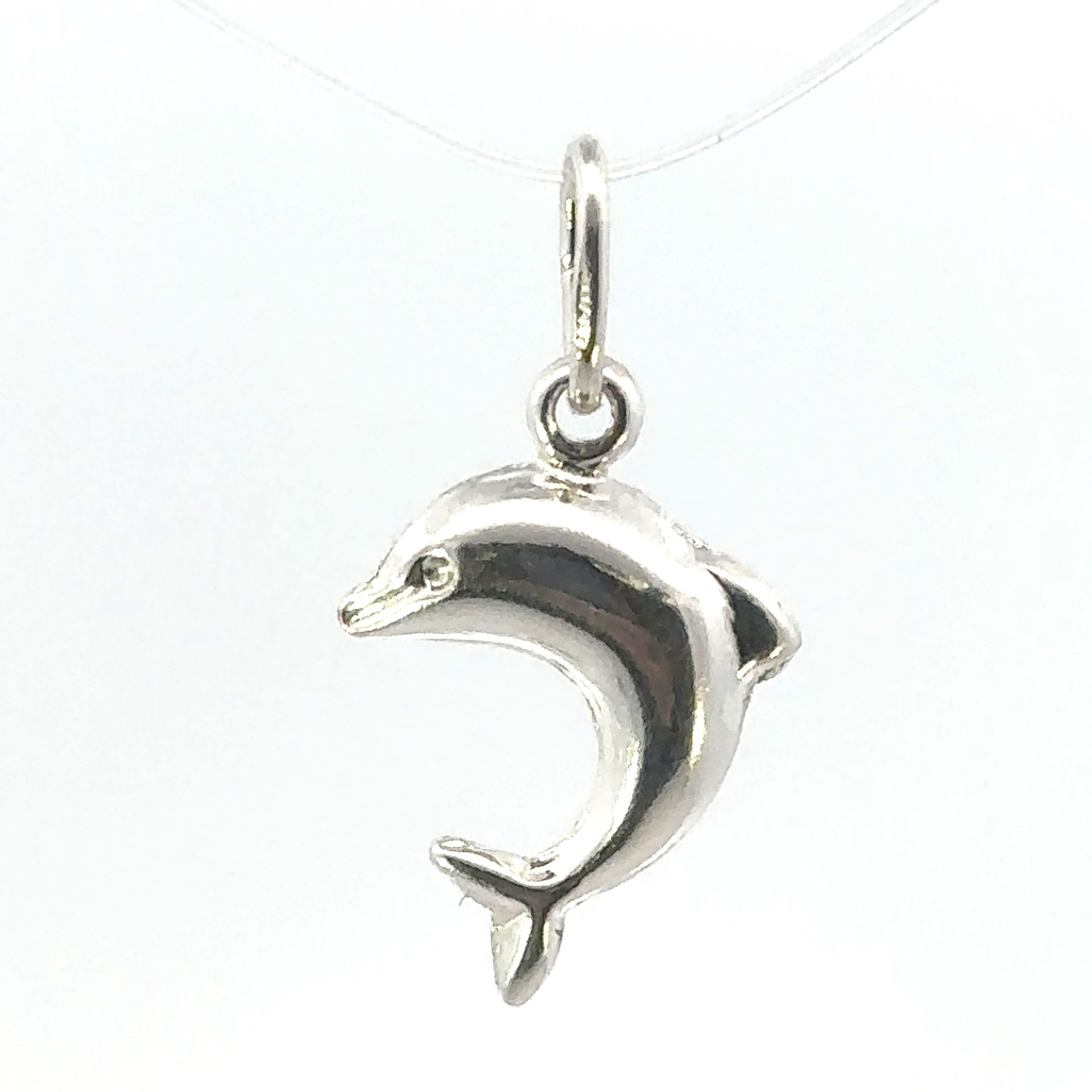 Woman’s Ladies 925 Sterling Silver Dolphin Charm Pendant For Necklace GP3116731