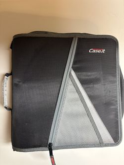Case It zip up 3 ring binder