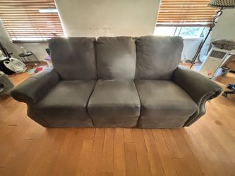 Gray Leather Sofa Recliner