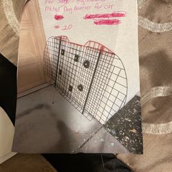 Adjustable Metal Dog Barrier 