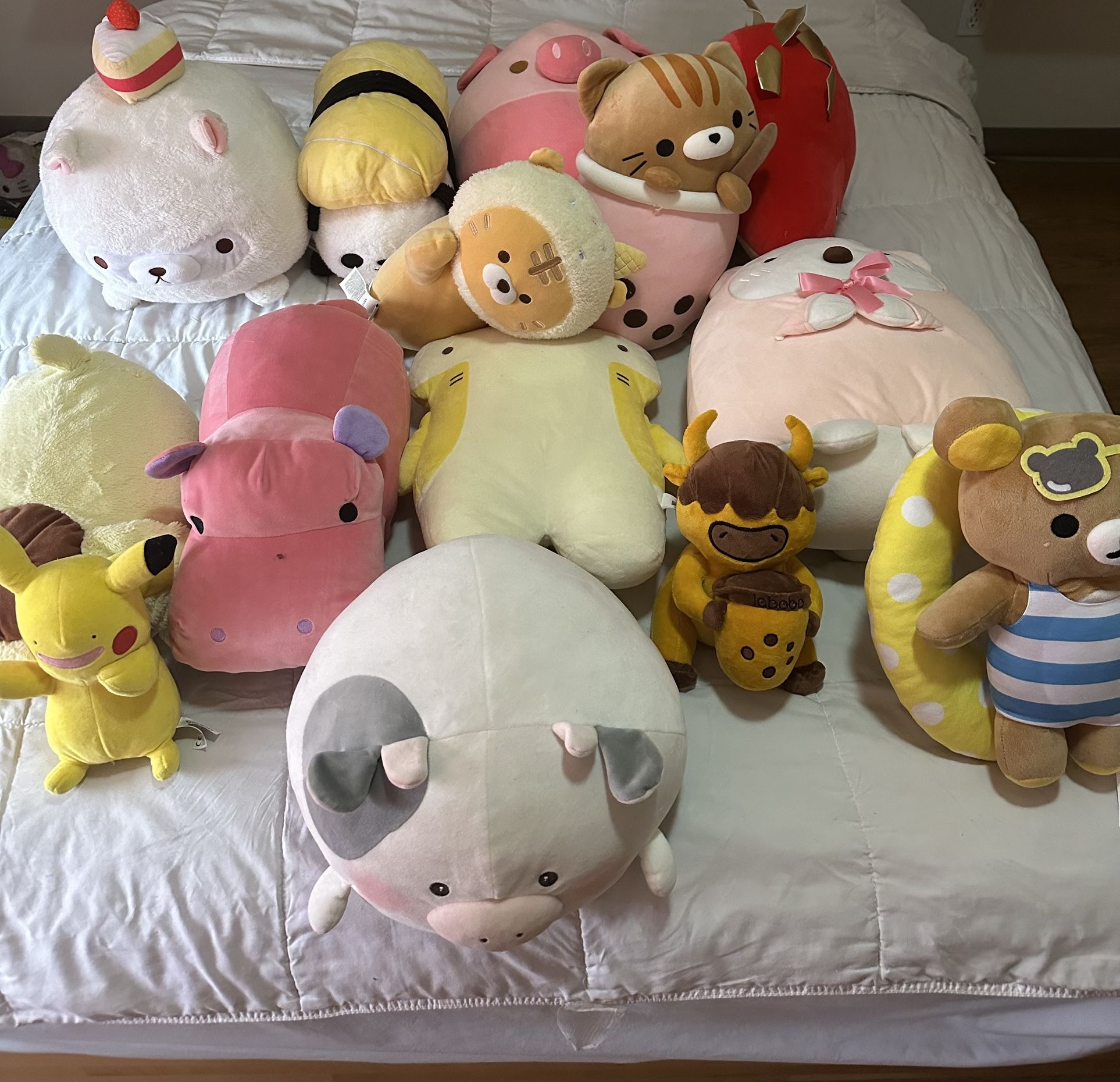 15 Plushies