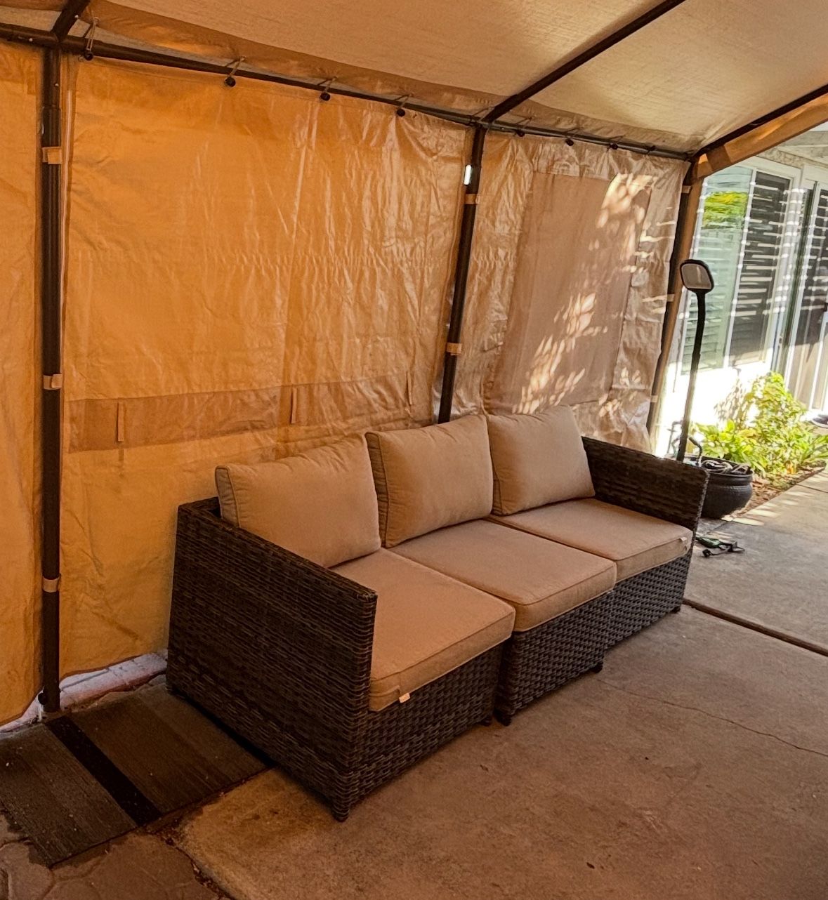 Outdoor Patio Furniture Sofá 