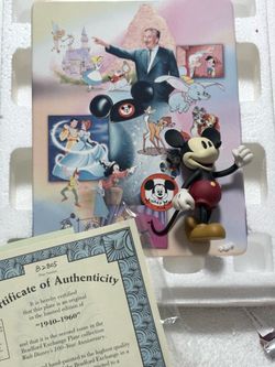 The Walt Disney's 100-Year Anniversary Bradford Exchange collection consisted of 4 plates