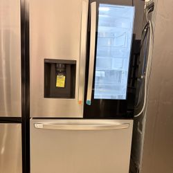 NEW LG FRIDGE SMART INSTAVIEW COUNTER DEPTH FRENCH DOOR IN STAINLESS STEEL 